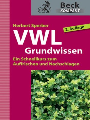 cover image of VWL Grundwissen